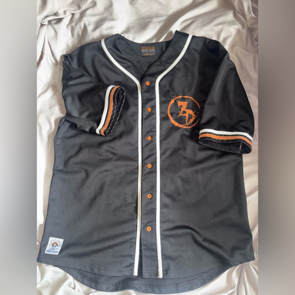 Zeds Dead Coffee Break Baseball Jersey BLACK limited edition